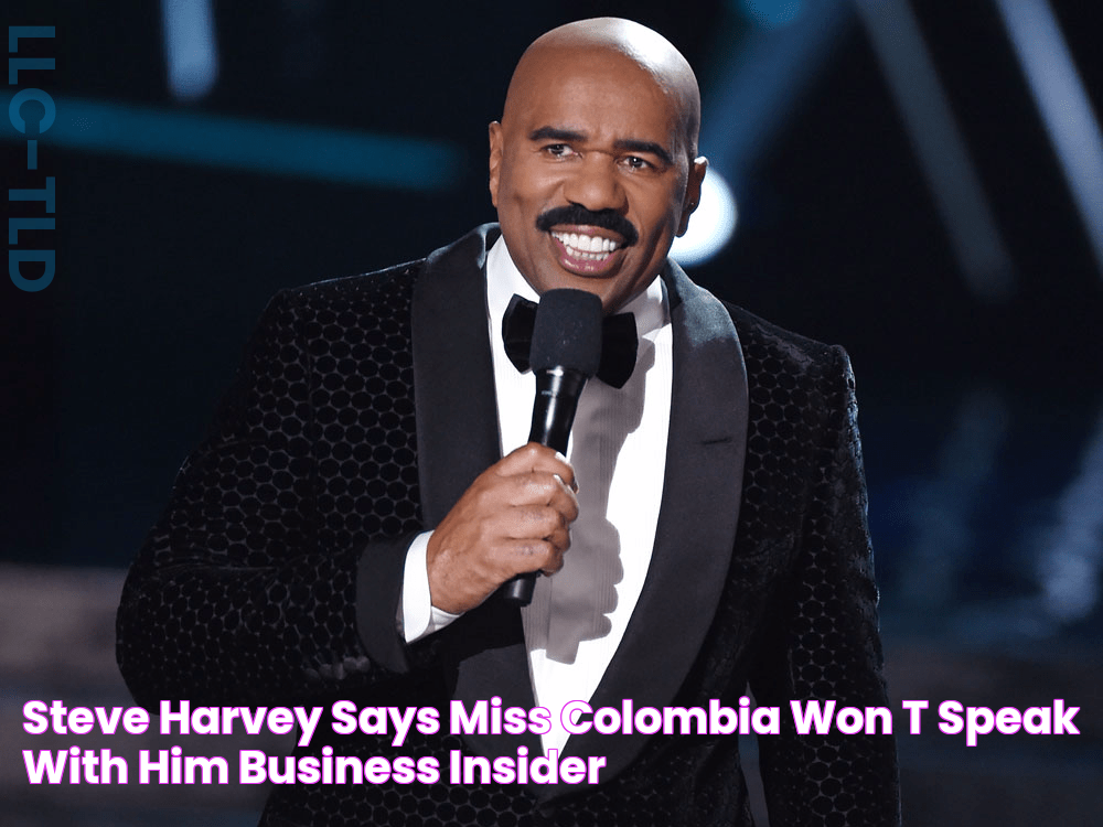 Steve Harvey says Miss Colombia won't speak with him Business Insider