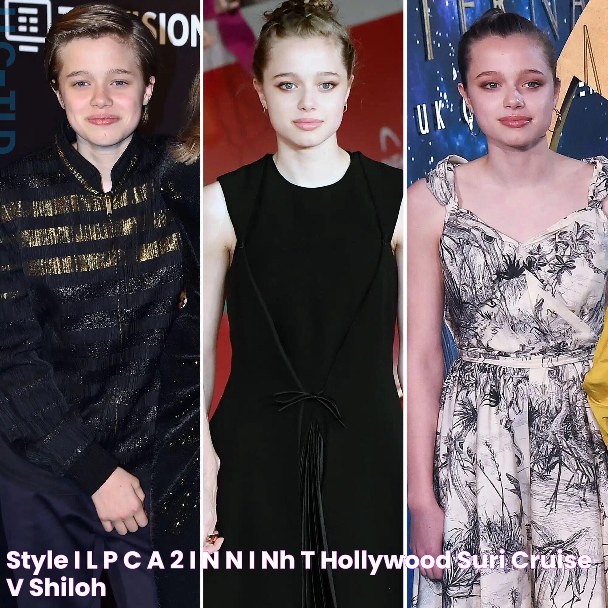 Style đối lập của 2 ái nữ nổi nhất Hollywood Suri Cruise và Shiloh