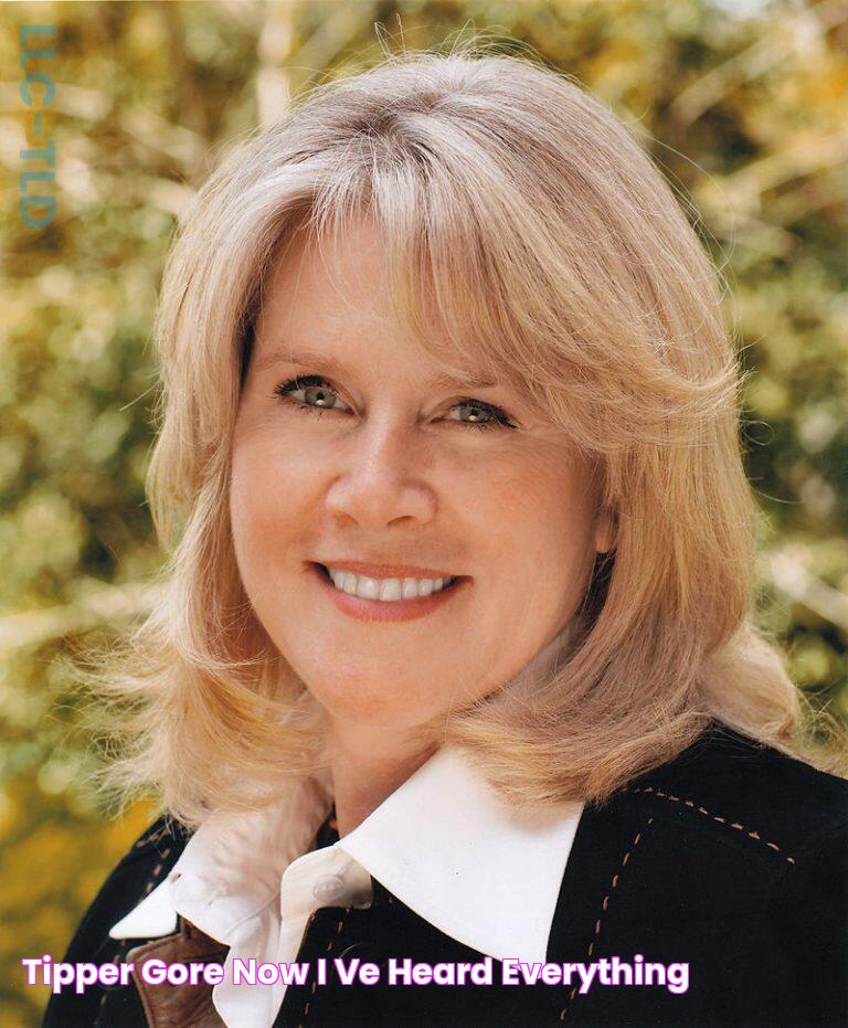 Tipper Gore Now I've Heard Everything