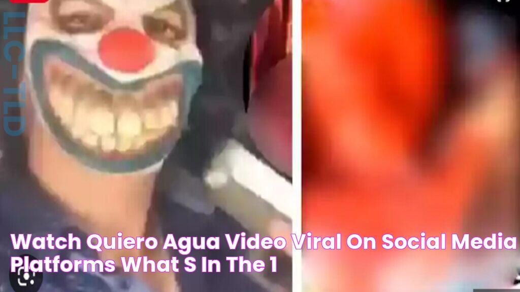 Watch Quiero Agua Video Viral On Social Media Platforms, What's In The