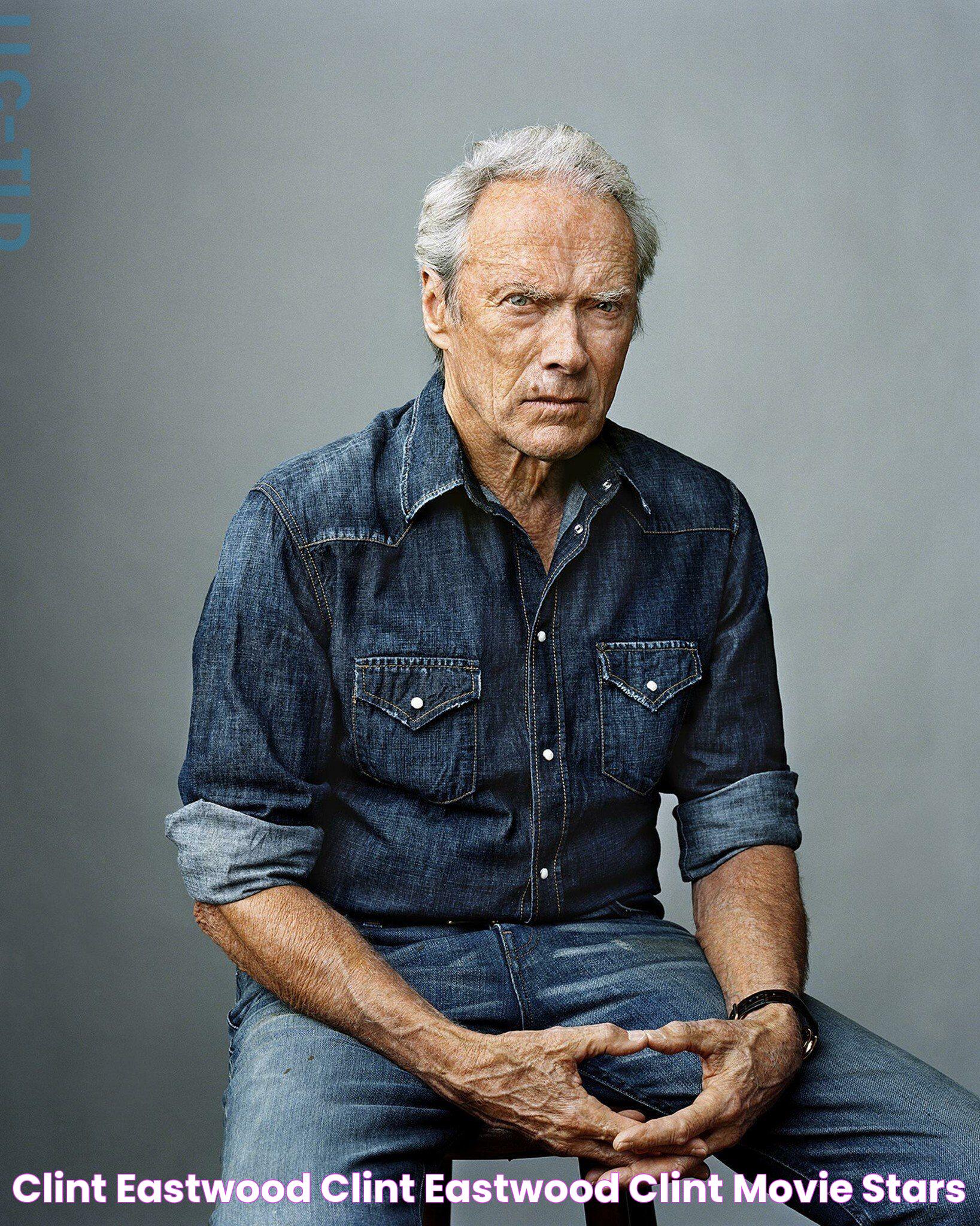 Clint Eastwood Clint eastwood, Clint, Movie stars