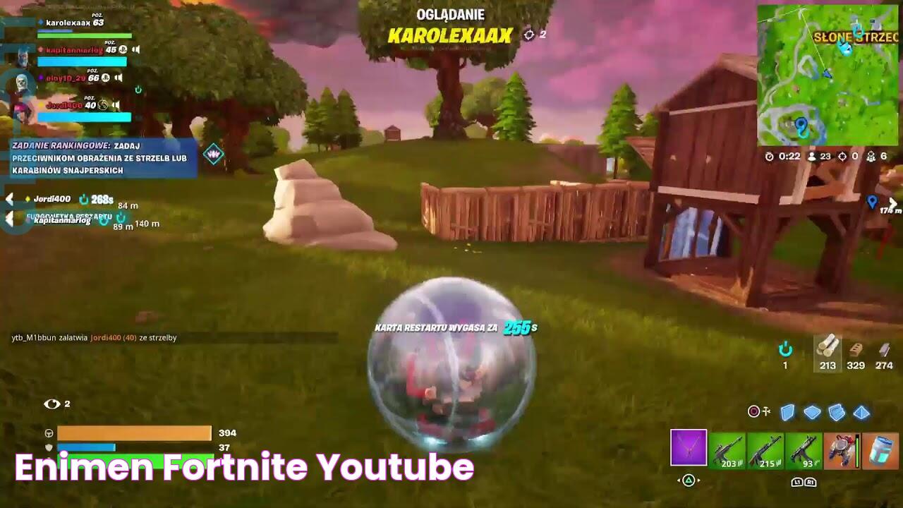 Enimen fortnite YouTube