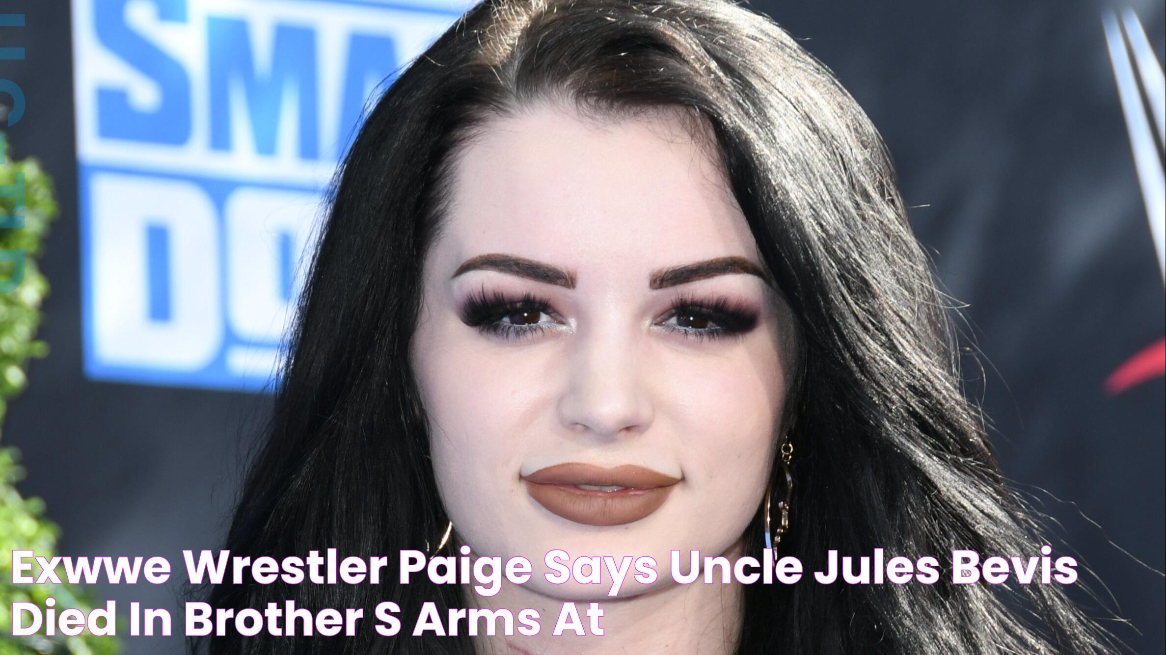 ExWWE wrestler Paige says uncle Jules Bevis died in brother's arms at