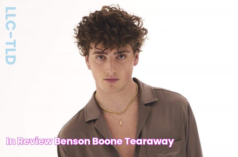 In Review Benson Boone Tearaway