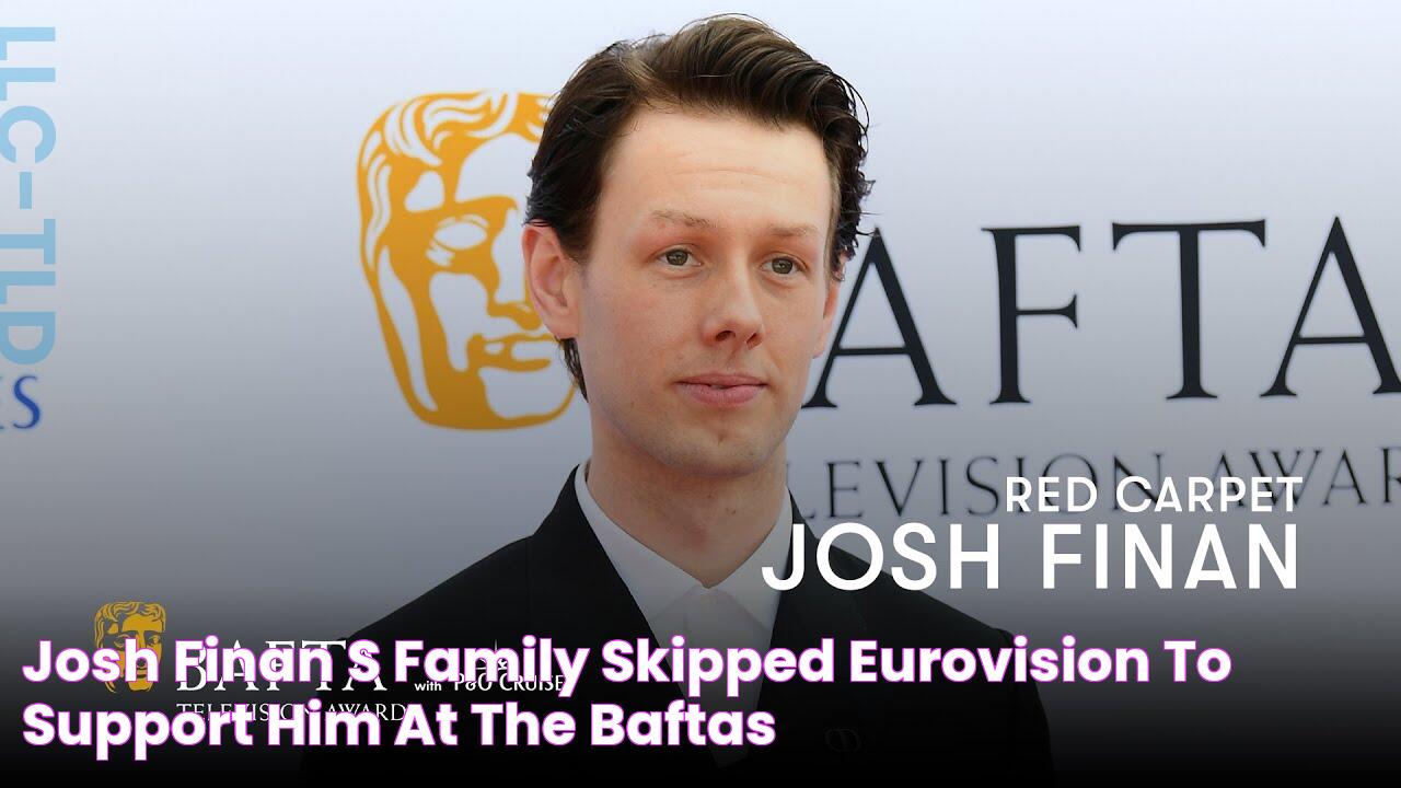 Josh Finan's family skipped Eurovision to support him at the BAFTAs