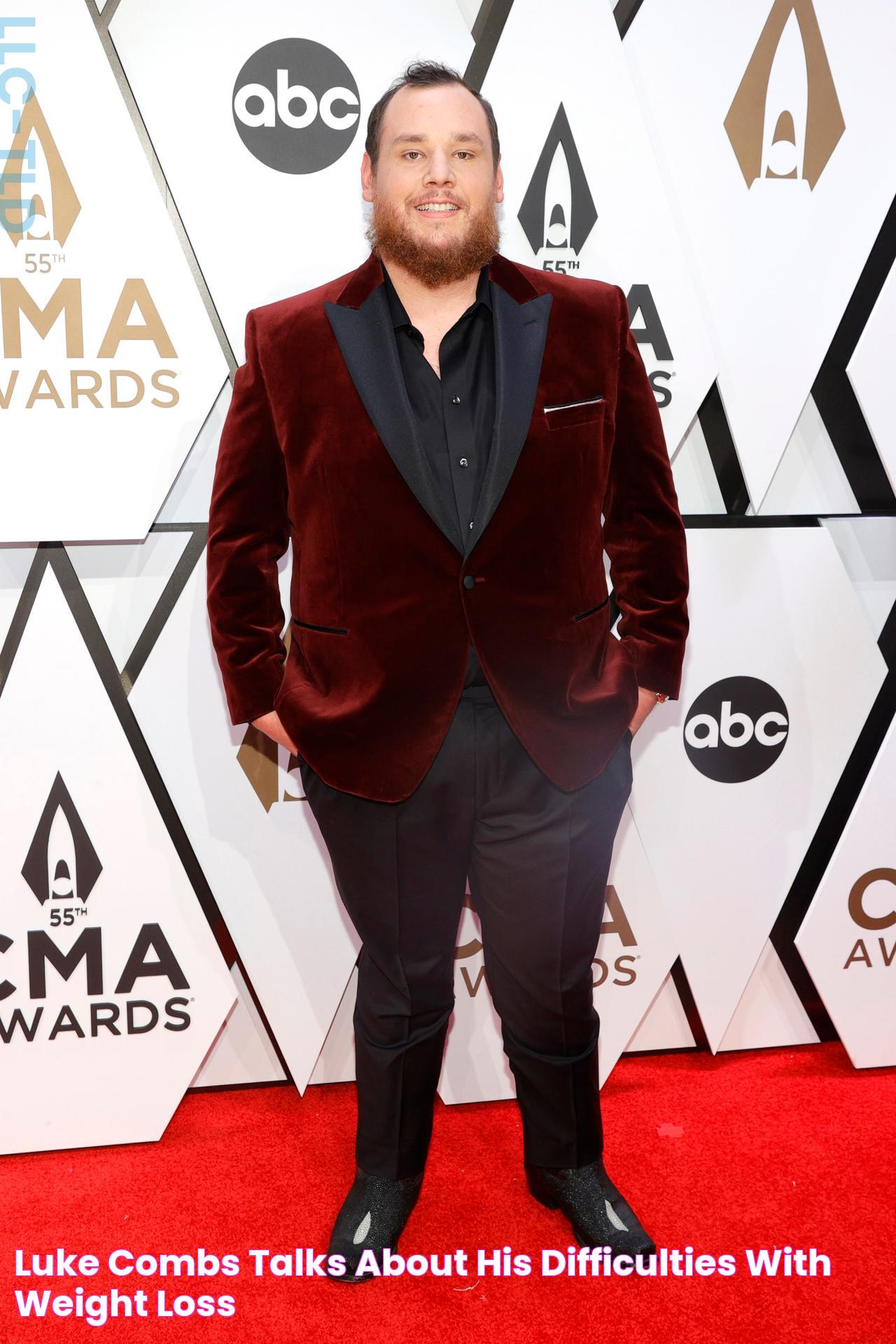 Luke Combs talks about his difficulties with weight loss