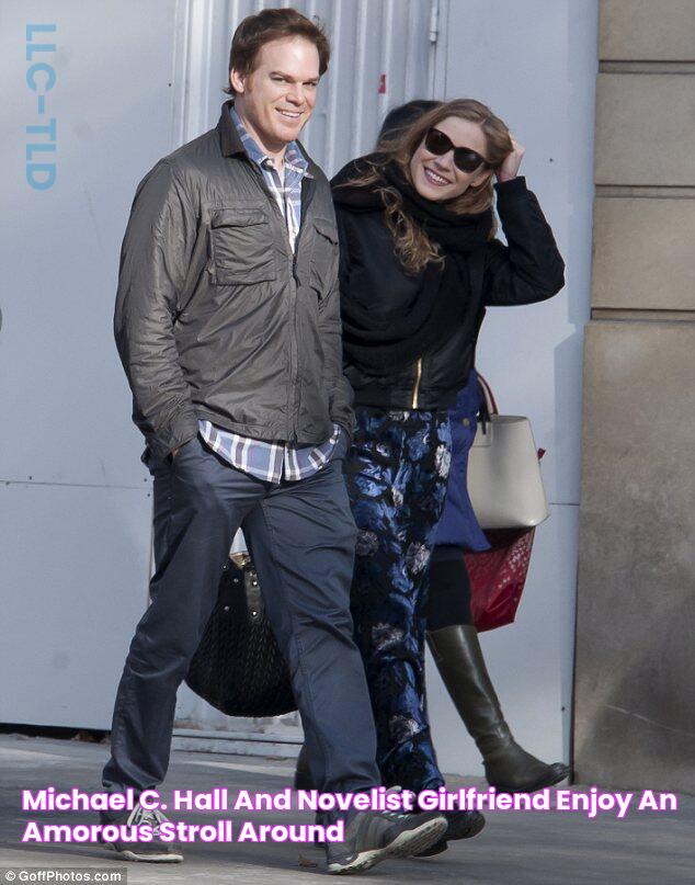 Michael C. Hall and novelist girlfriend enjoy an amorous stroll around