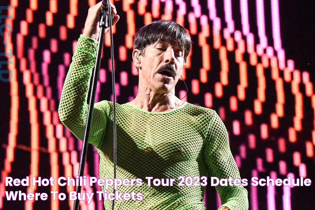 Red Hot Chili Peppers tour 2023 Dates, schedule, where to buy tickets