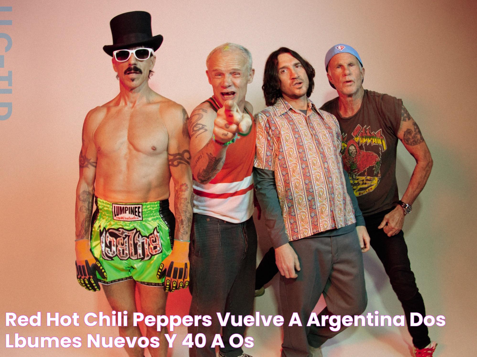 Red Hot Chili Peppers vuelve a Argentina «dos álbumes nuevos y 40 años