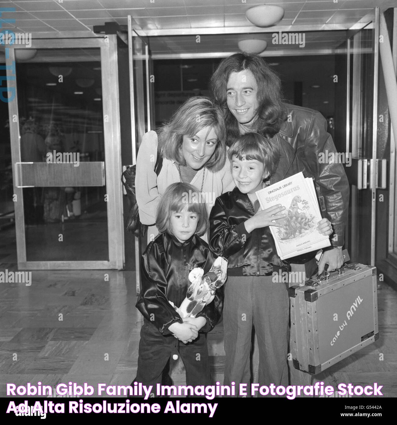 Robin gibb family immagini e fotografie stock ad alta risoluzione Alamy