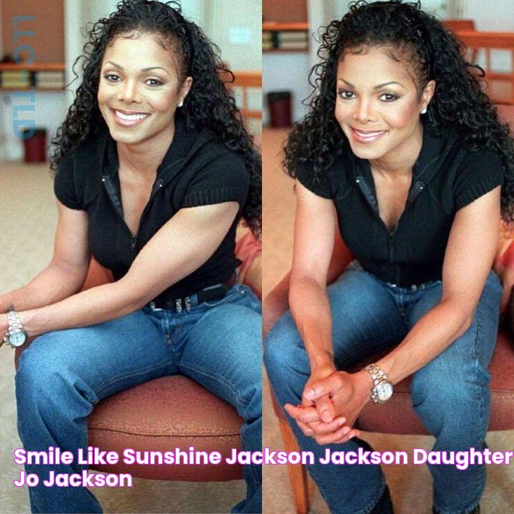 Smile like sunshine jackson, jackson daughter, Jo jackson