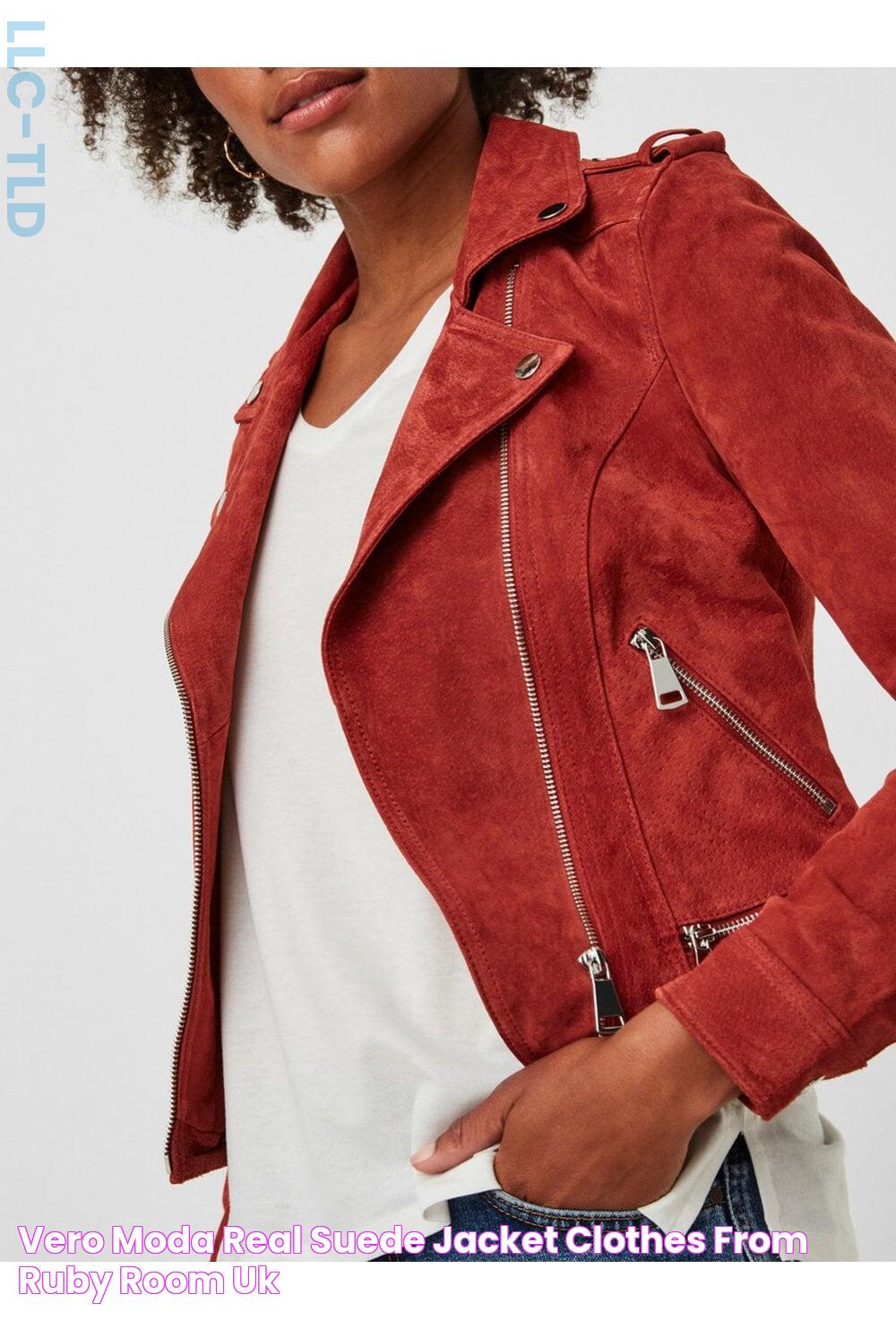 Vero Moda REAL SUEDE JACKET Clothes from Ruby Room UK