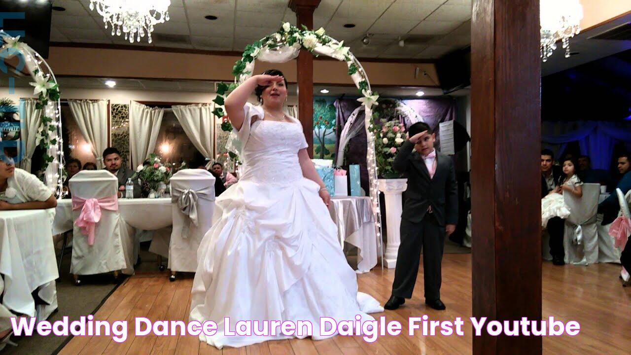 Wedding dance Lauren daigle First YouTube