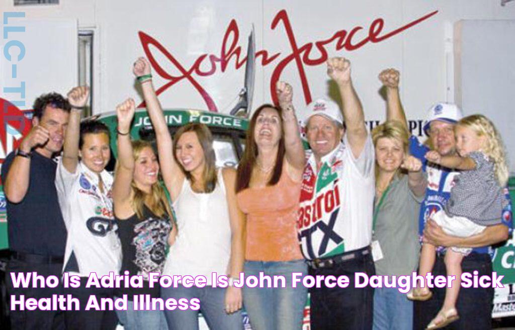 Who is Adria Force? Is John Force Daughter Sick? Health and illness