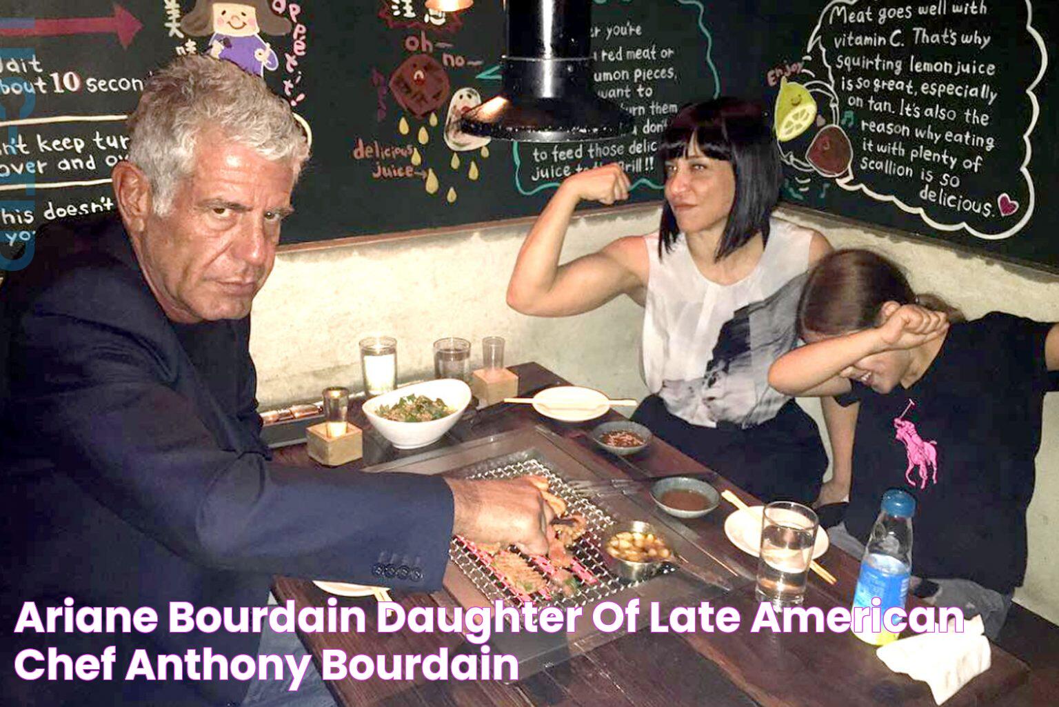 Ariane Bourdain Daughter of Late American chef Anthony Bourdain