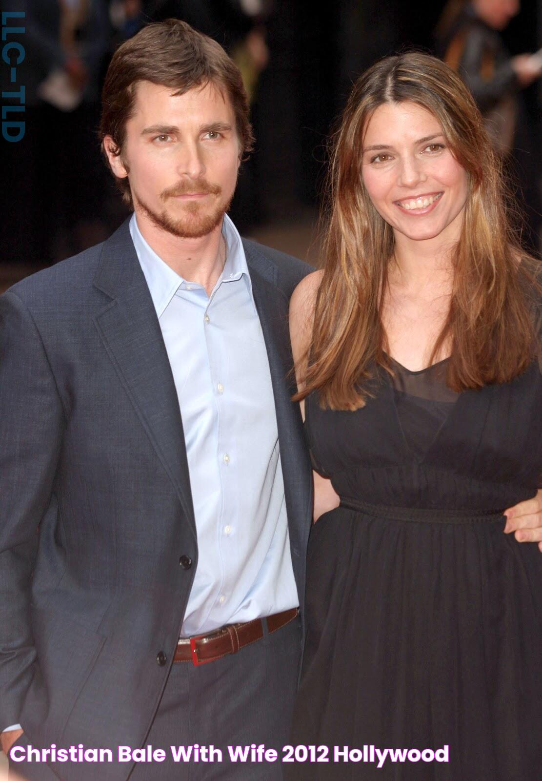 Christian Bale With Wife 2012 Hollywood