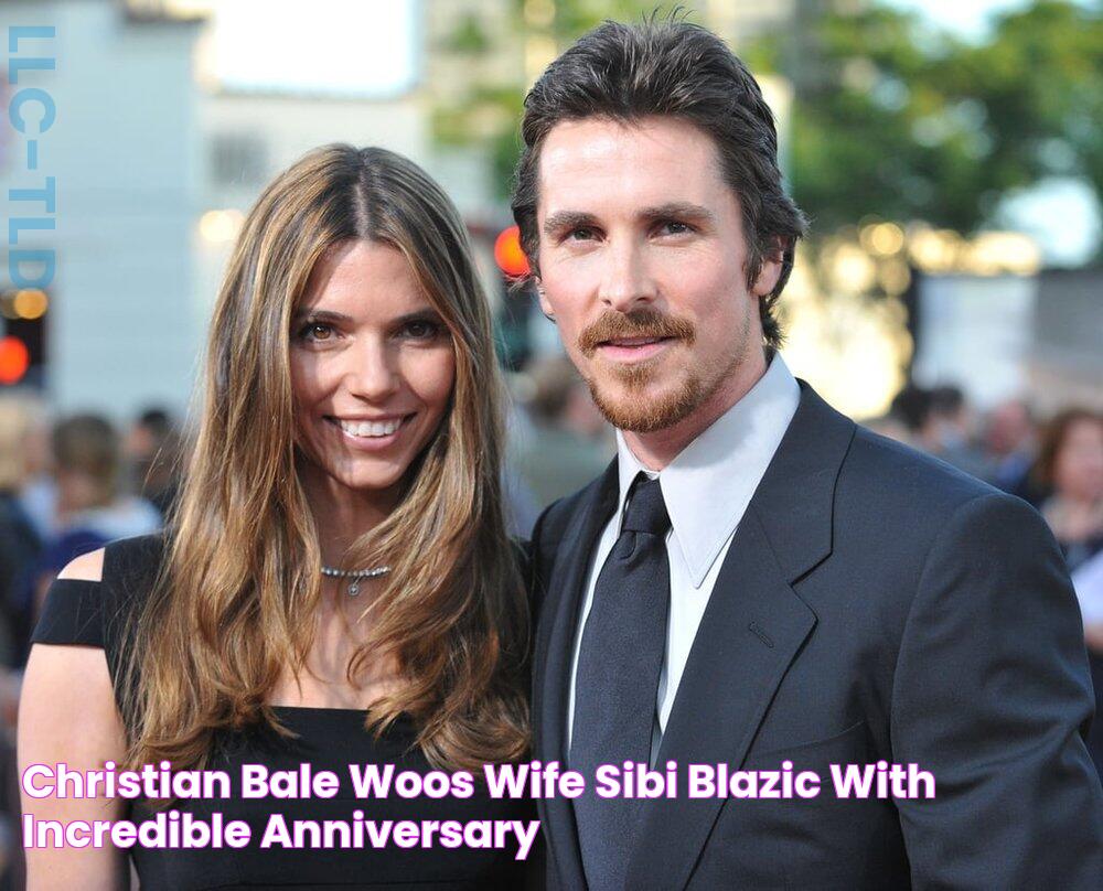 Christian Bale Woos Wife Sibi Blazic with INCREDIBLE Anniversary