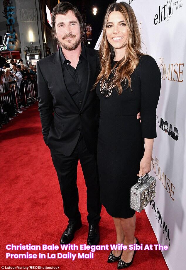 Christian Bale with elegant wife Sibi at The Promise in LA Daily Mail