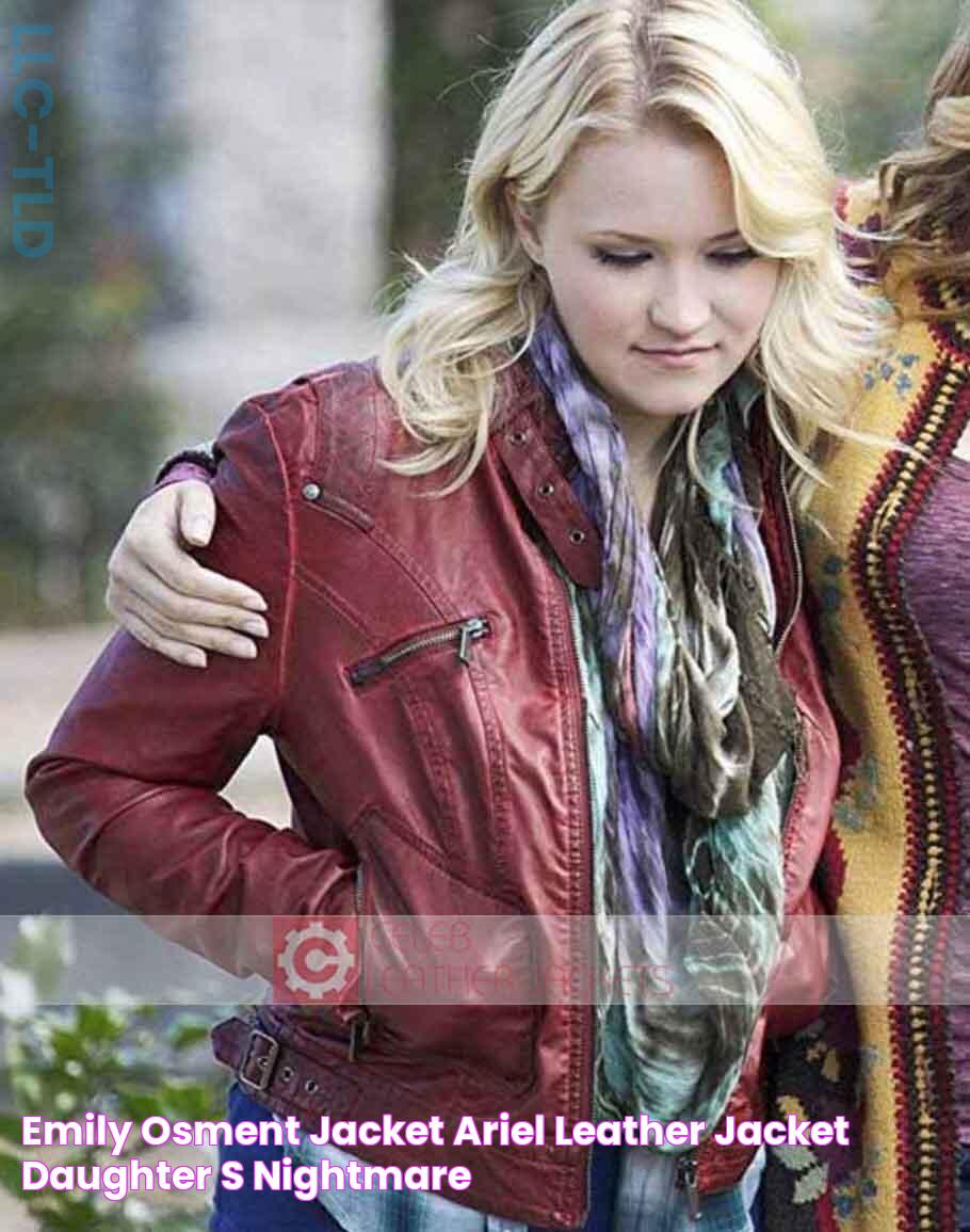 Emily Osment Jacket Ariel Leather Jacket Daughter's Nightmare