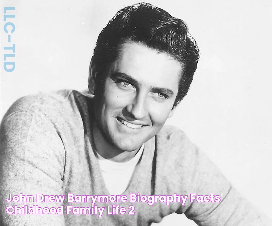 John Drew Barrymore Biography Facts, Childhood, Family Life