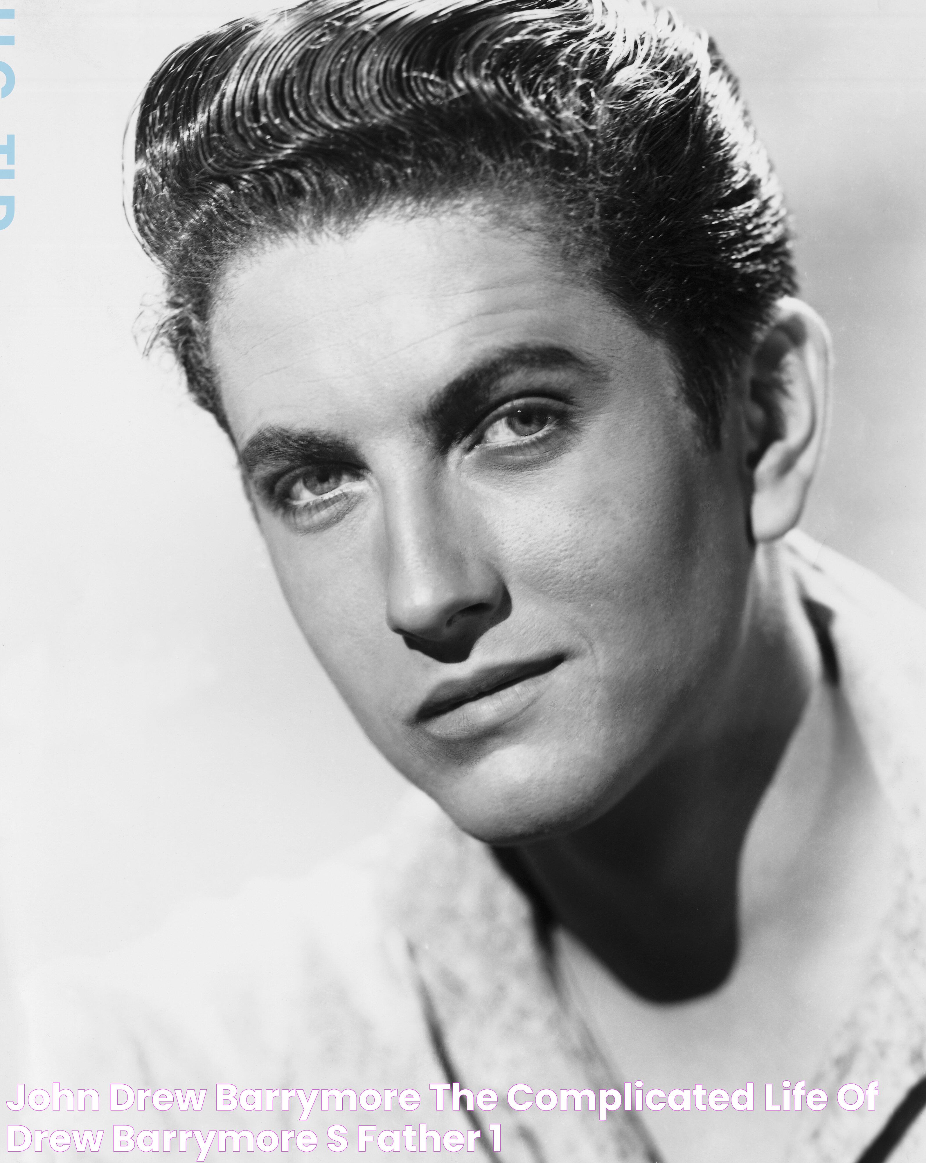 John Drew Barrymore The Complicated Life of Drew Barrymore's Father