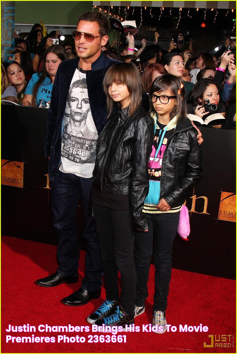 Justin Chambers Brings His Kids to Movie Premieres Photo 2363661