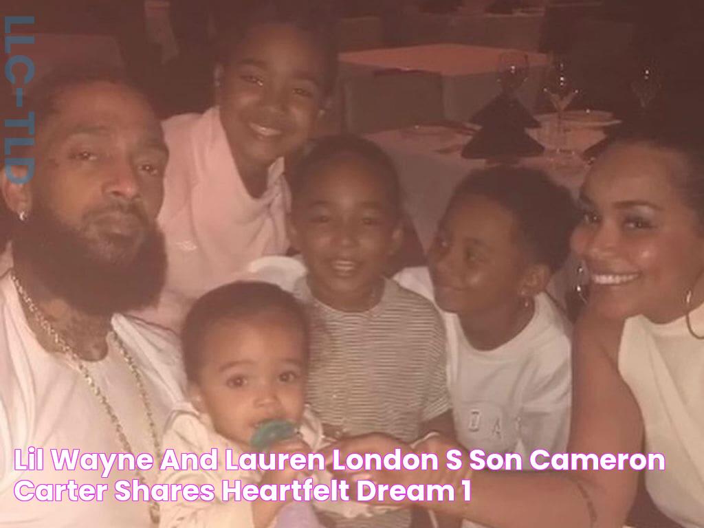 Lil Wayne And Lauren London’s Son Cameron Carter Shares Heartfelt Dream