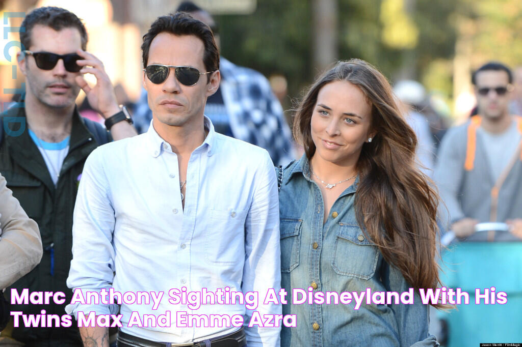 Marc Anthony Sighting At Disneyland With His Twins Max And Emme Azra