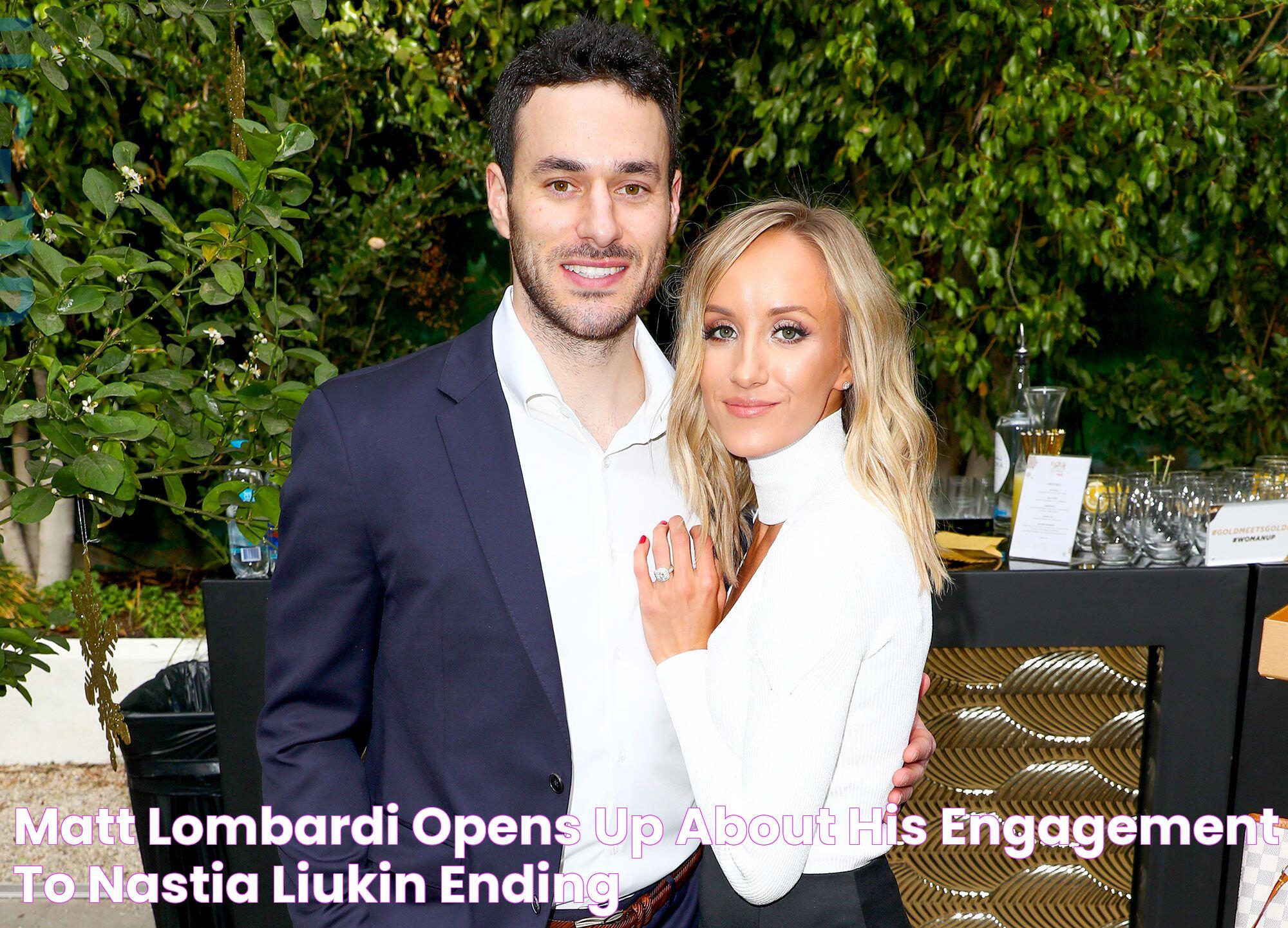 Matt Lombardi Opens Up About His Engagement to Nastia Liukin Ending