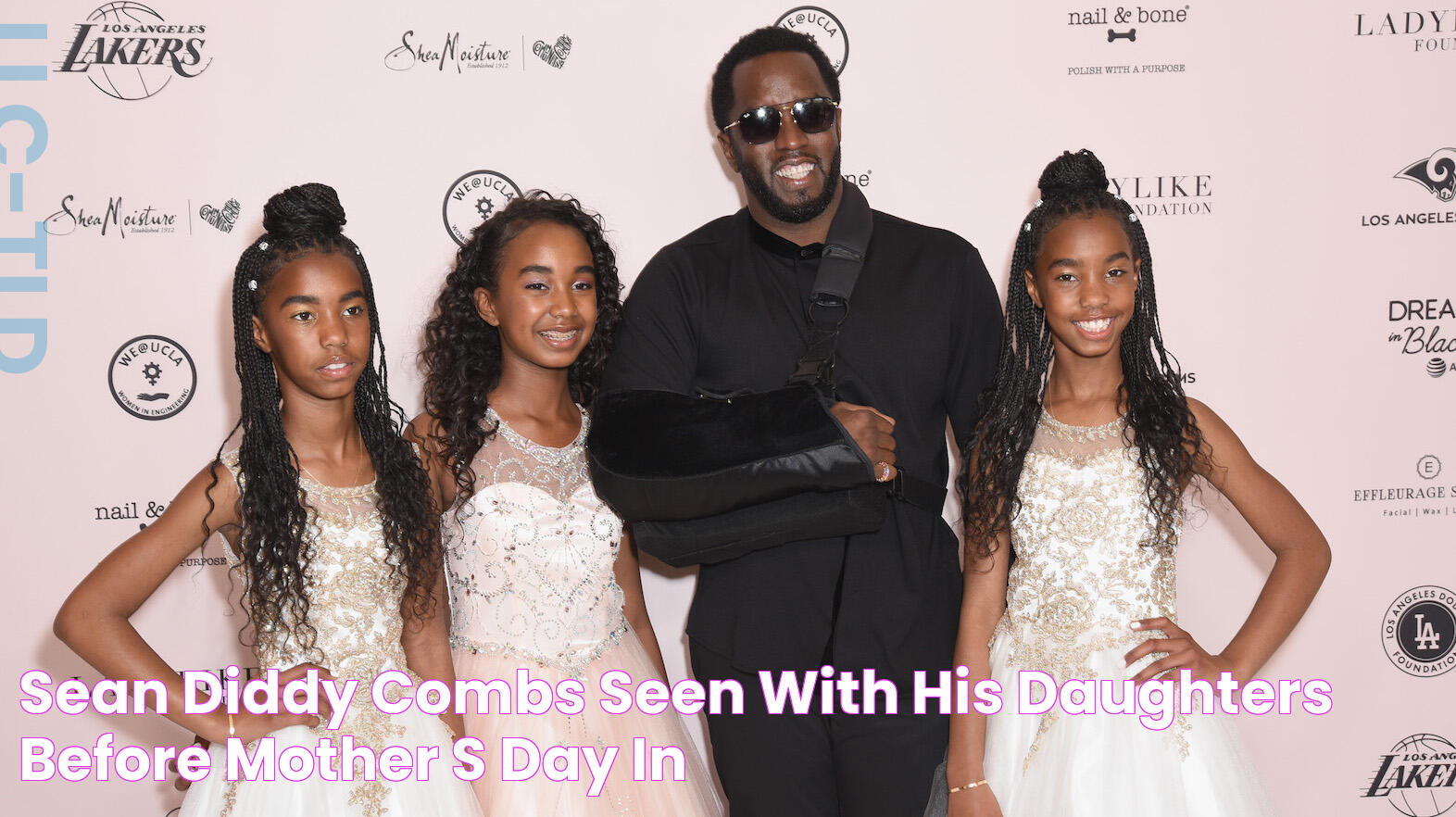 Sean 'Diddy' Combs Seen With His Daughters Before Mother's Day In