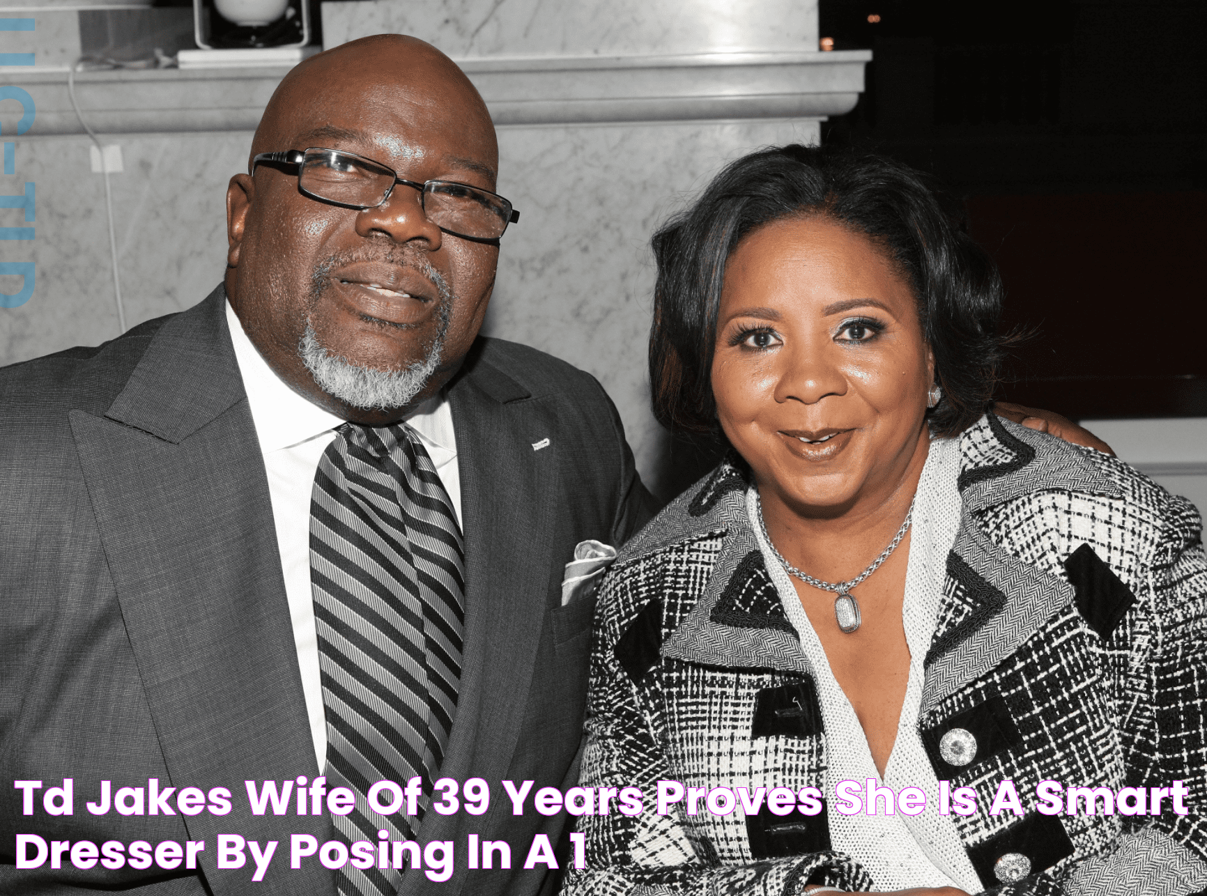 TD Jakes' Wife of 39 Years Proves She Is a Smart Dresser by Posing in a