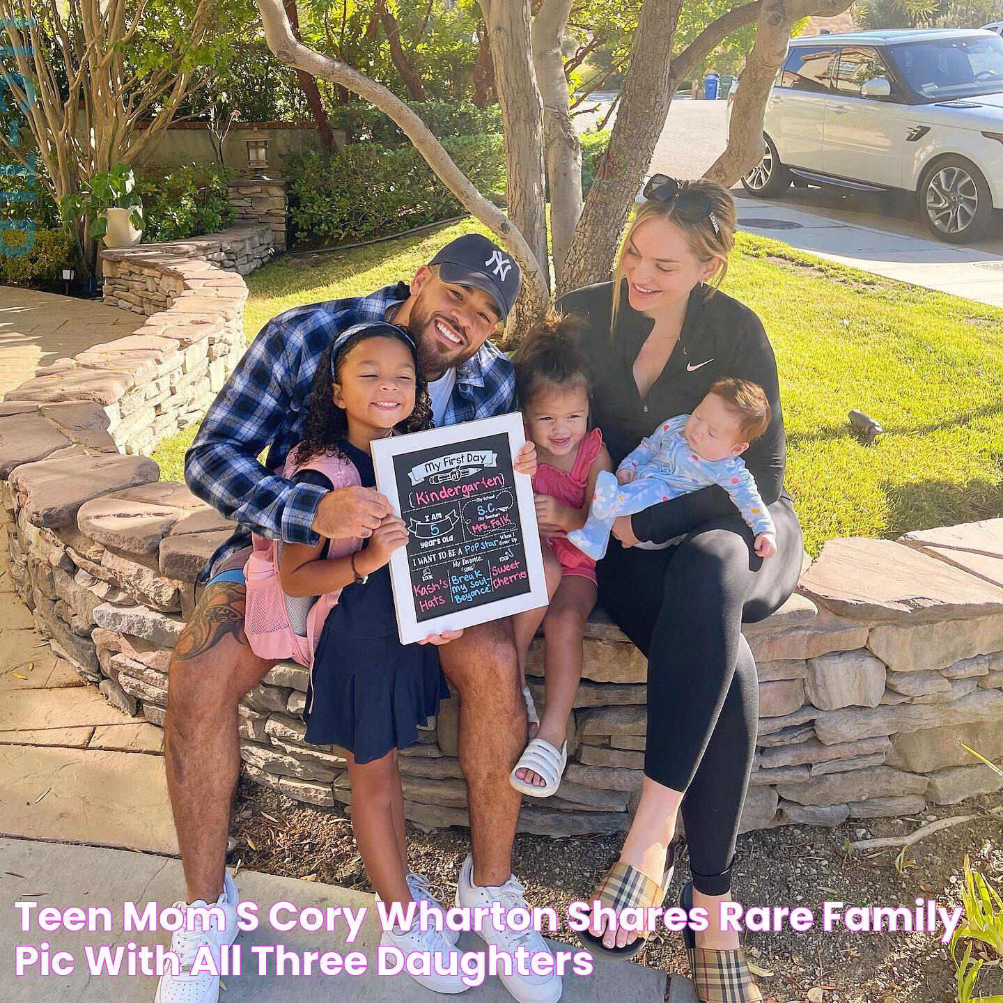 Teen Mom's Cory Wharton shares rare family pic with all three daughters