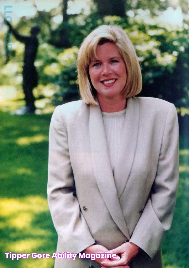 Tipper Gore ABILITY Magazine