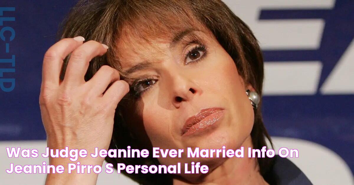 Was Judge Jeanine Ever Married? Info on Jeanine Pirro’s Personal Life