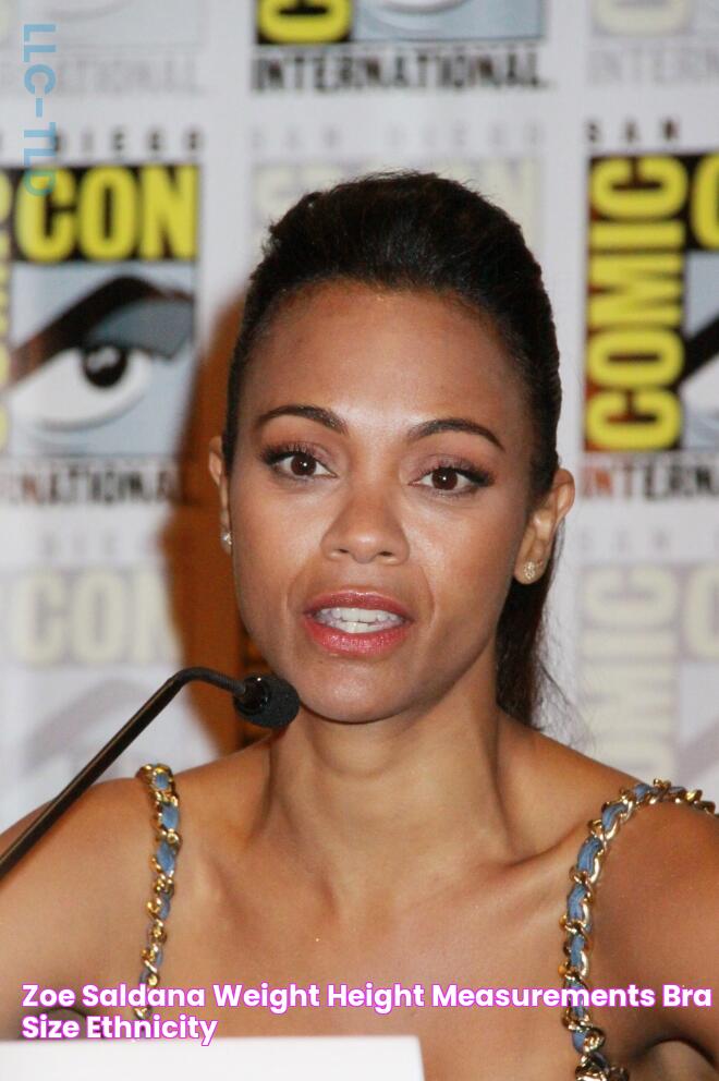 Zoe Saldana Weight Height Measurements Bra Size Ethnicity