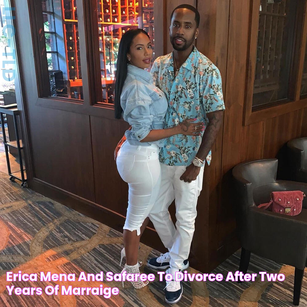 Erica Mena And Safaree To Divorce After Two Years Of Marraige