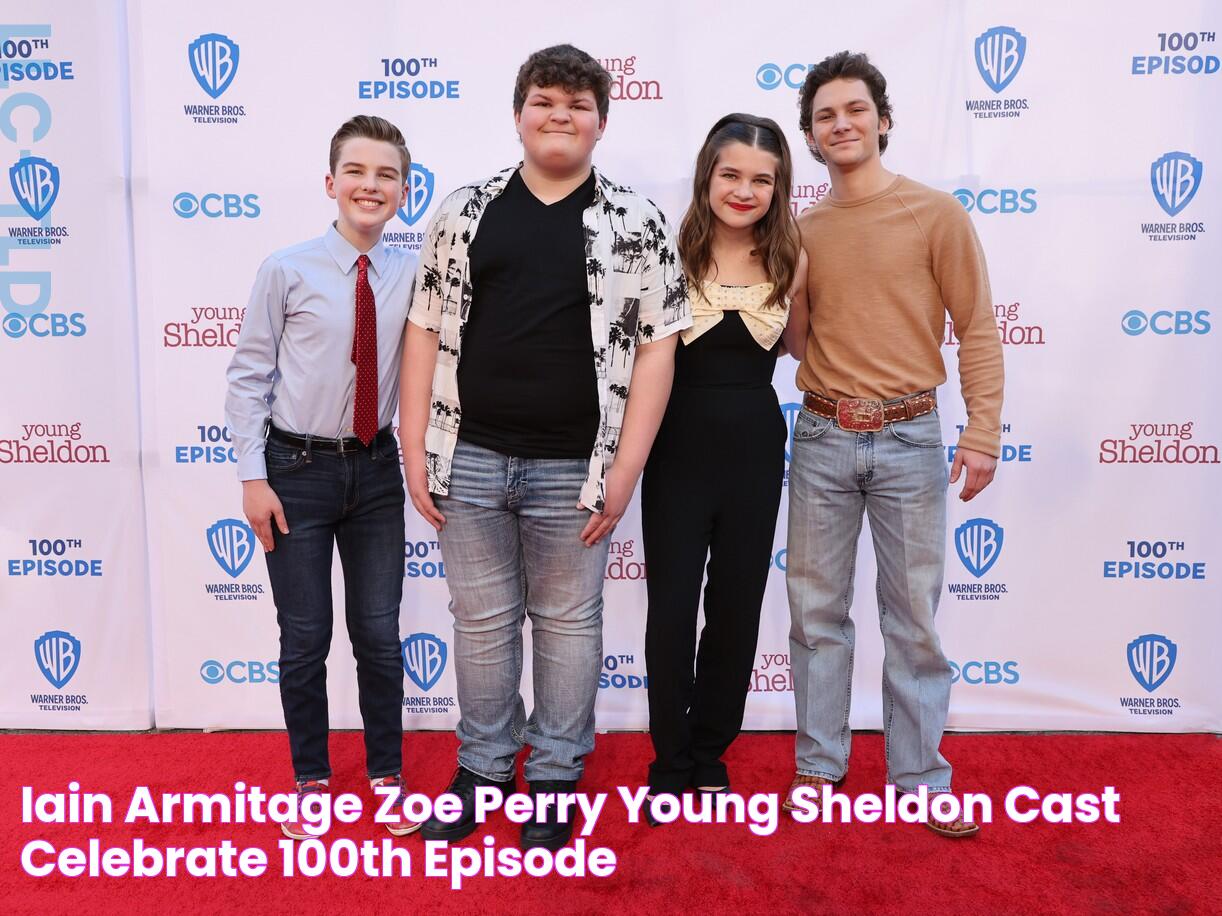 Iain Armitage, Zoe Perry & 'Young Sheldon' Cast Celebrate 100th Episode