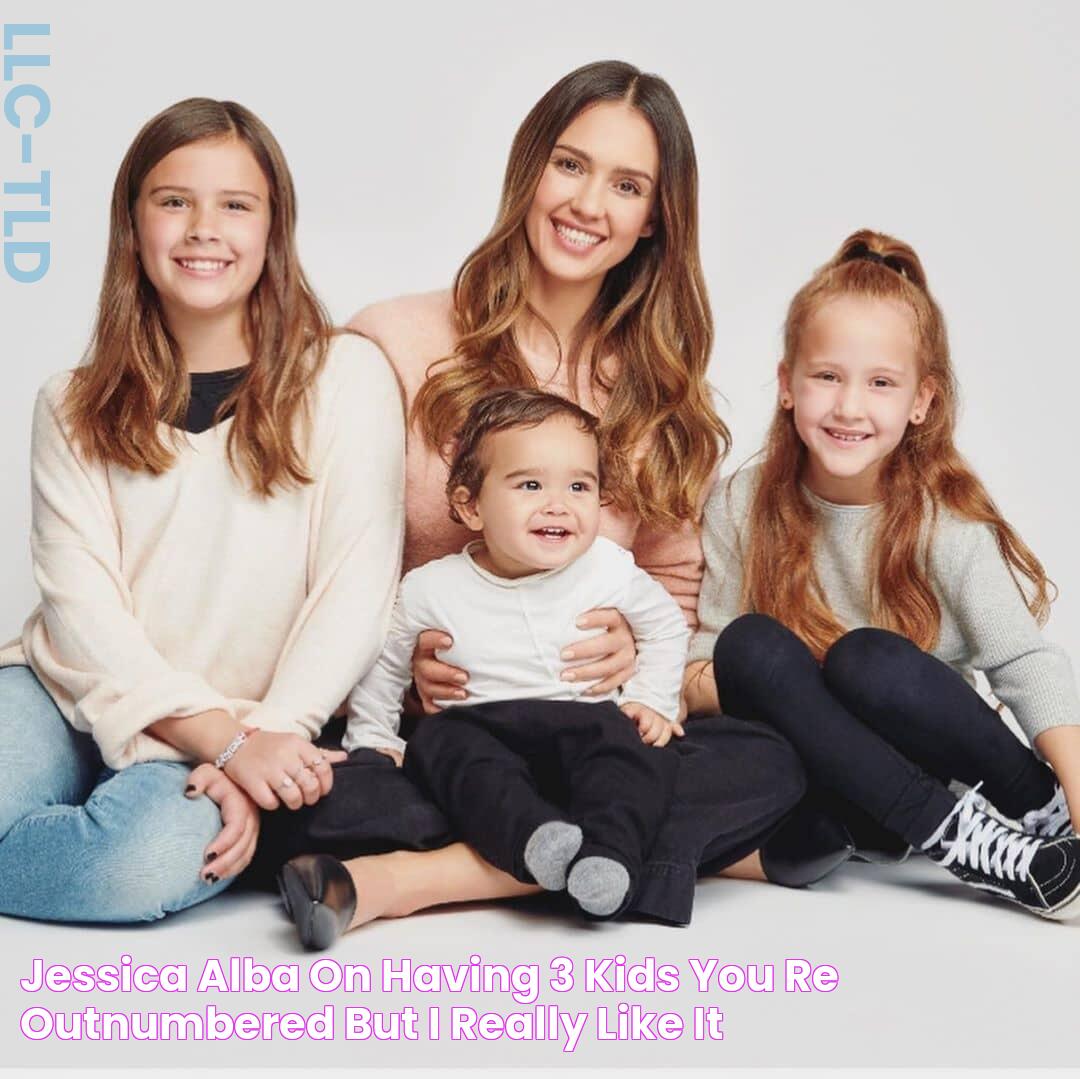 Jessica Alba on having 3 kids 'You’re outnumbered, but I really like it’