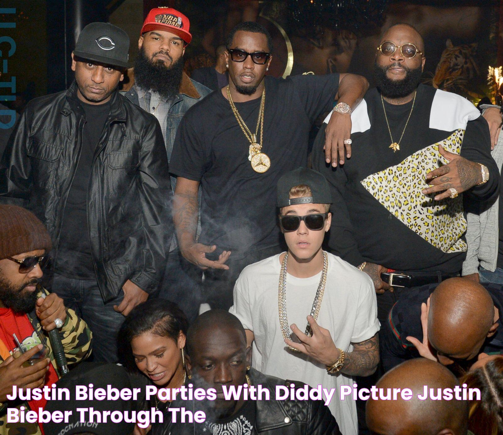 Justin Bieber Parties with Diddy Picture Justin Bieber Through the