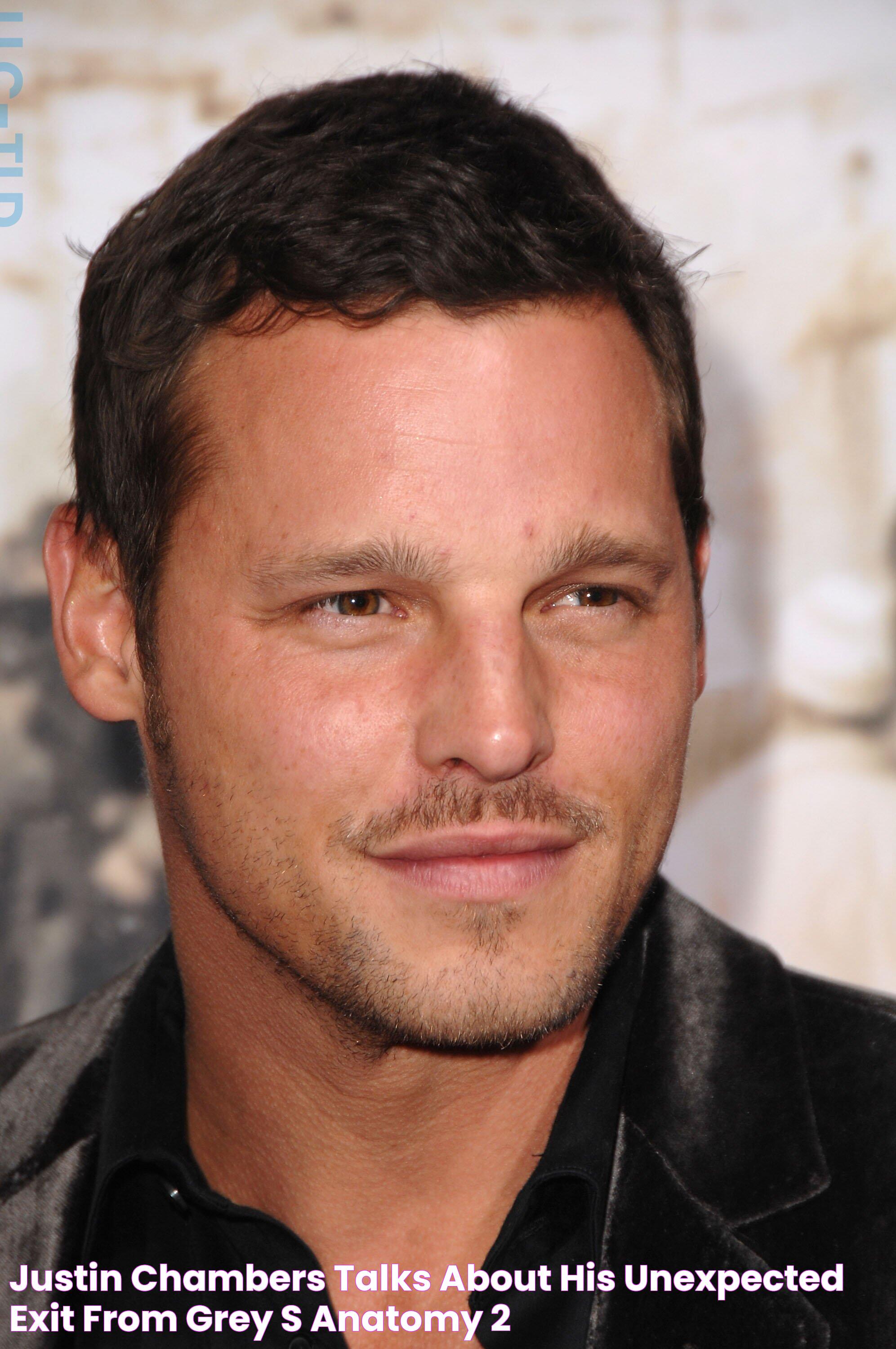 Justin Chambers Talks about His Unexpected Exit from 'Grey's Anatomy