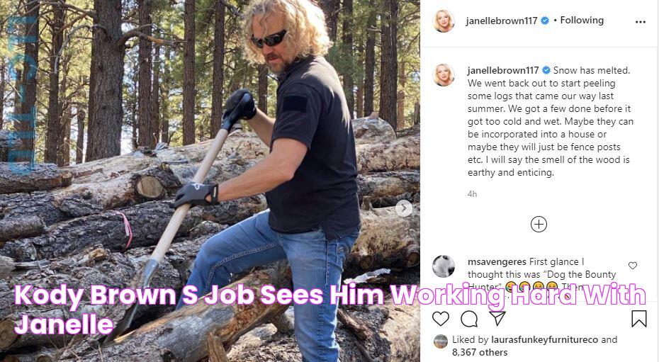 Kody Brown's Job Sees Him Working Hard With Janelle