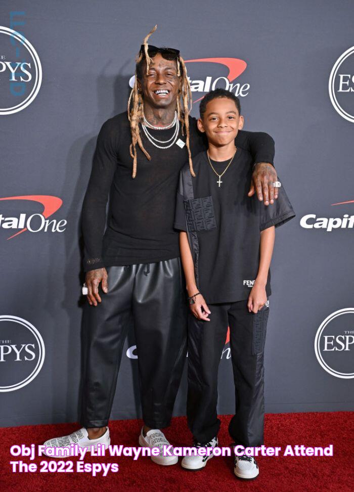 OBJ & Family, Lil Wayne & Kameron Carter Attend The 2022 ESPYS