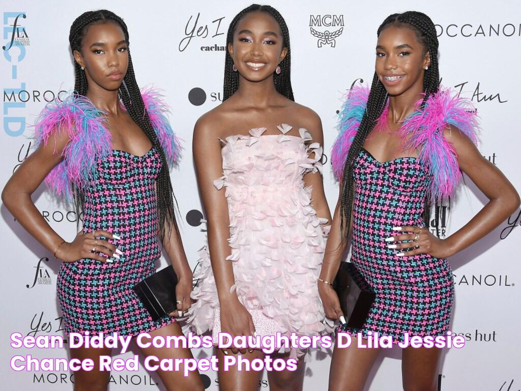 Sean 'Diddy' Combs Daughters D'Lila, Jessie, Chance Red Carpet Photos