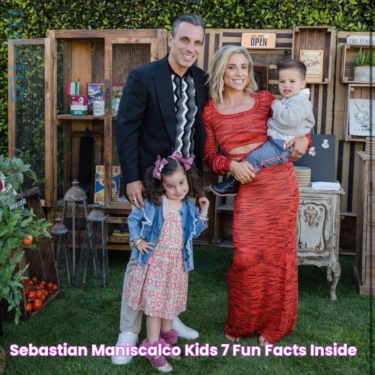 Sebastian Maniscalco Kids 7 Fun Facts Inside