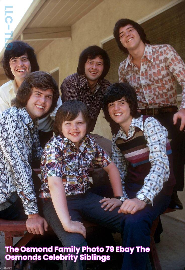 The Osmond Family Photo 79 eBay The osmonds, Celebrity siblings