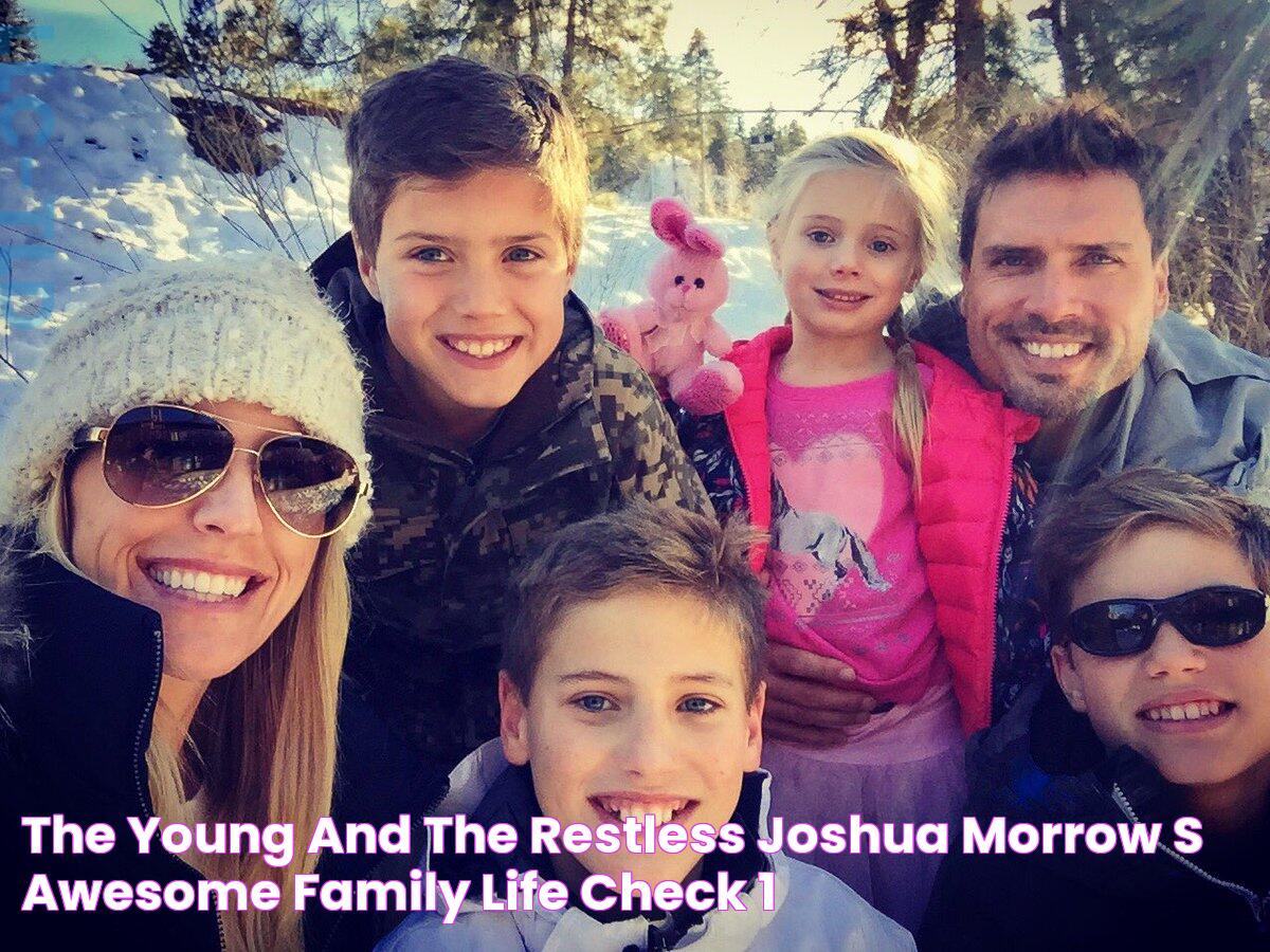 The Young and the Restless' Joshua Morrow's Awesome Family Life Check