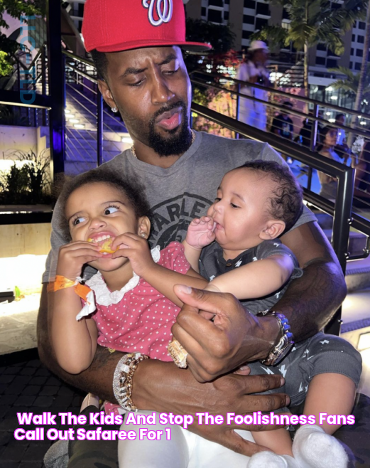 ‘Walk the Kids and Stop the Foolishness’ Fans Call Out Safaree for