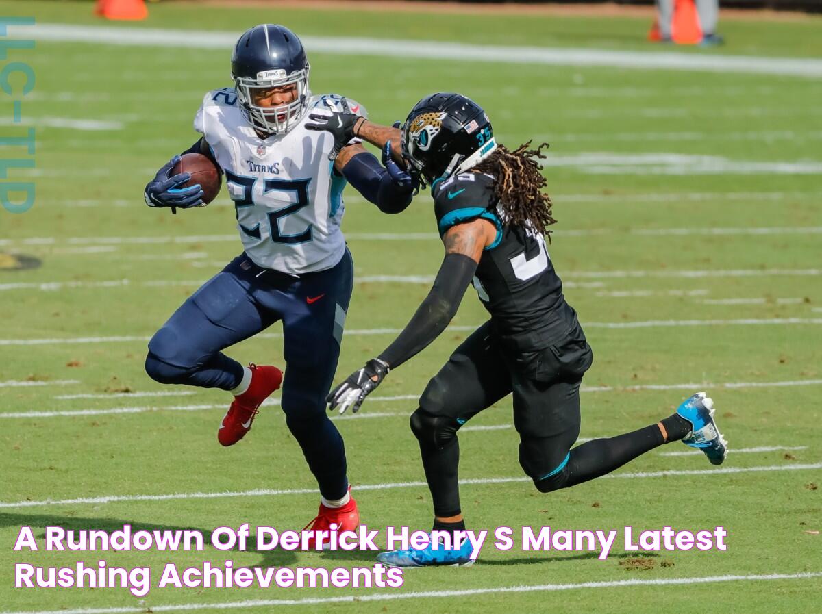 A Rundown of Derrick Henry's (Many) Latest Rushing Achievements