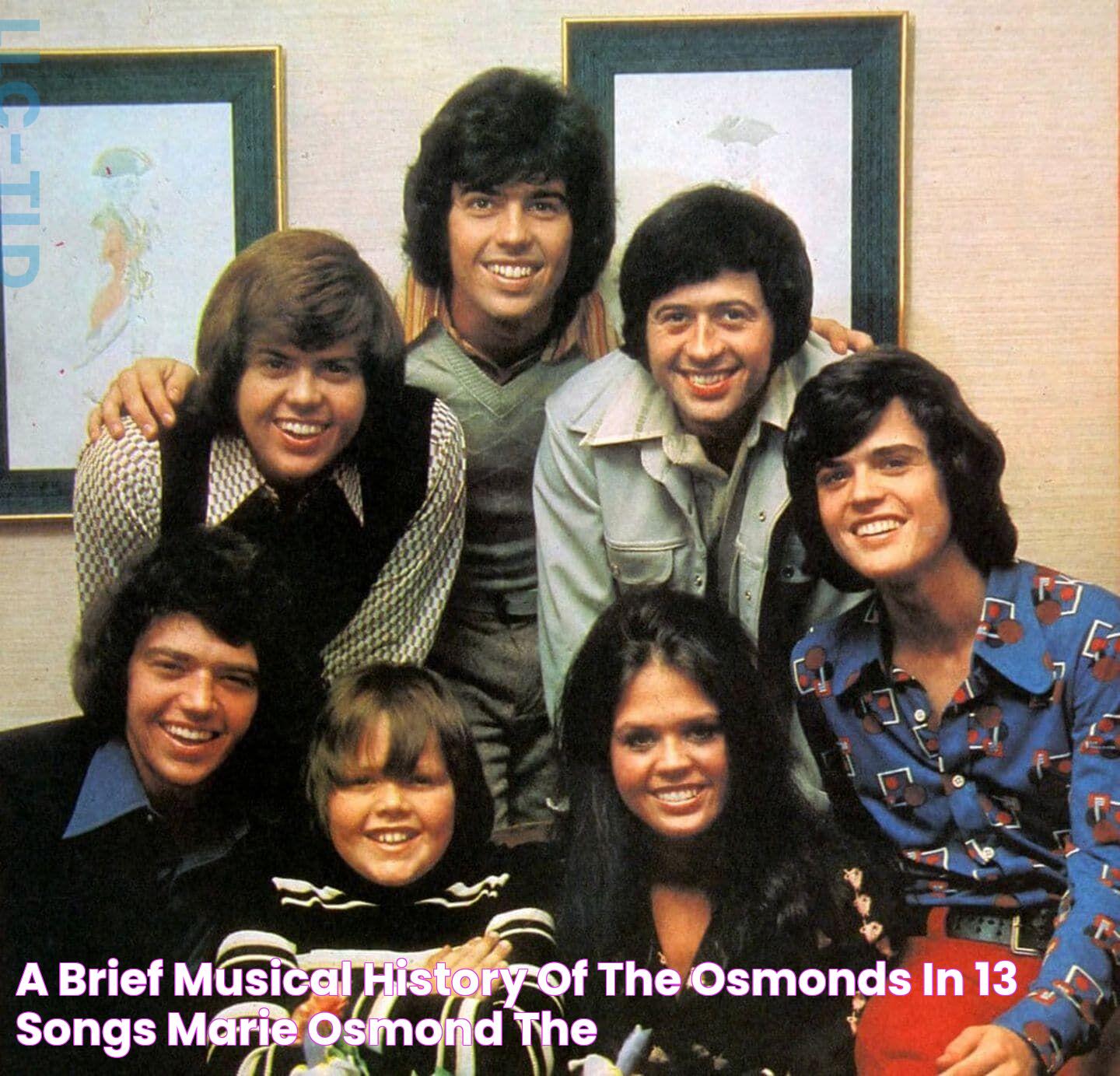 A brief musical history of the Osmonds in 13 songs Marie osmond, The