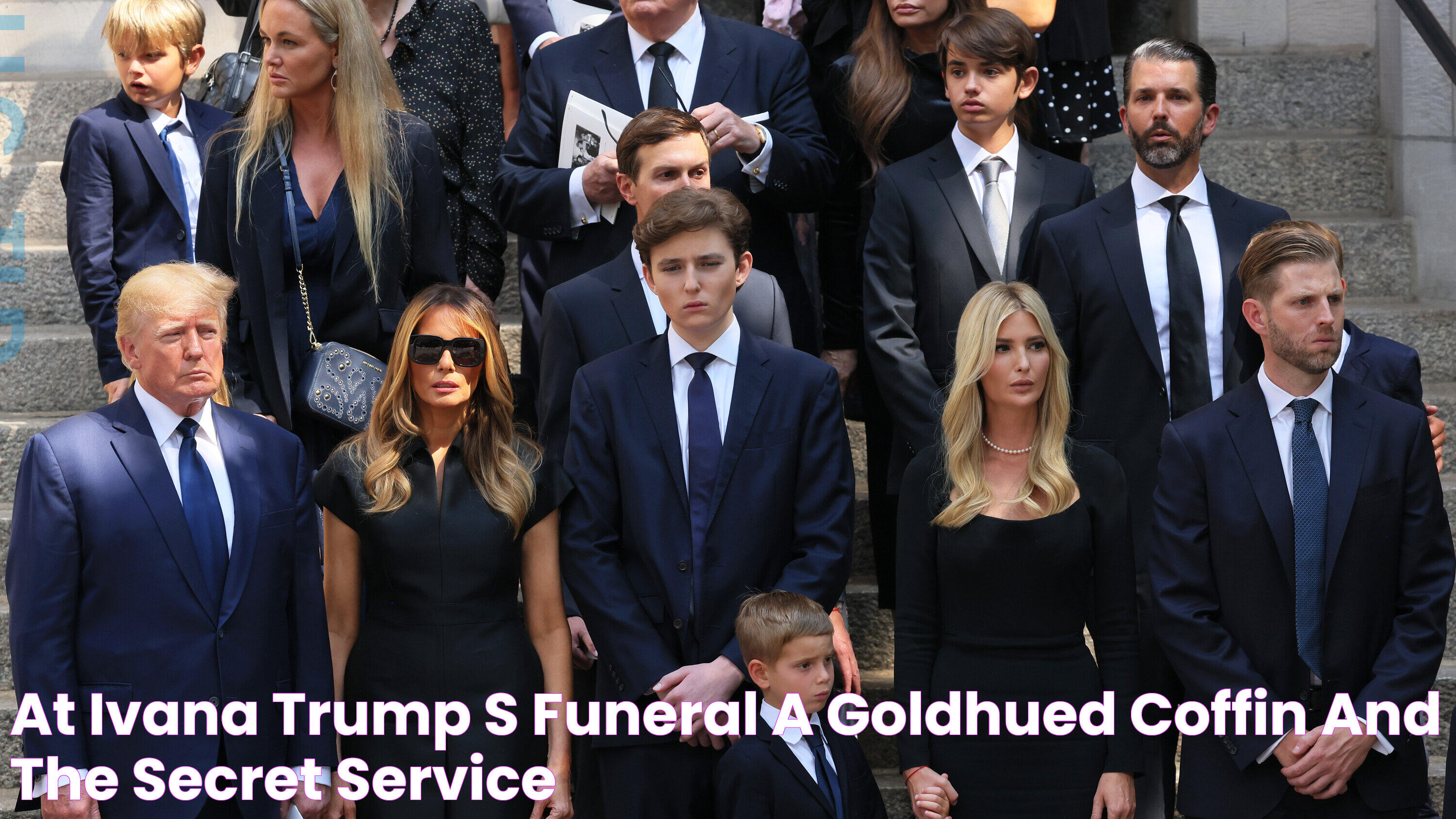 At Ivana Trump’s Funeral, a GoldHued Coffin and the Secret Service